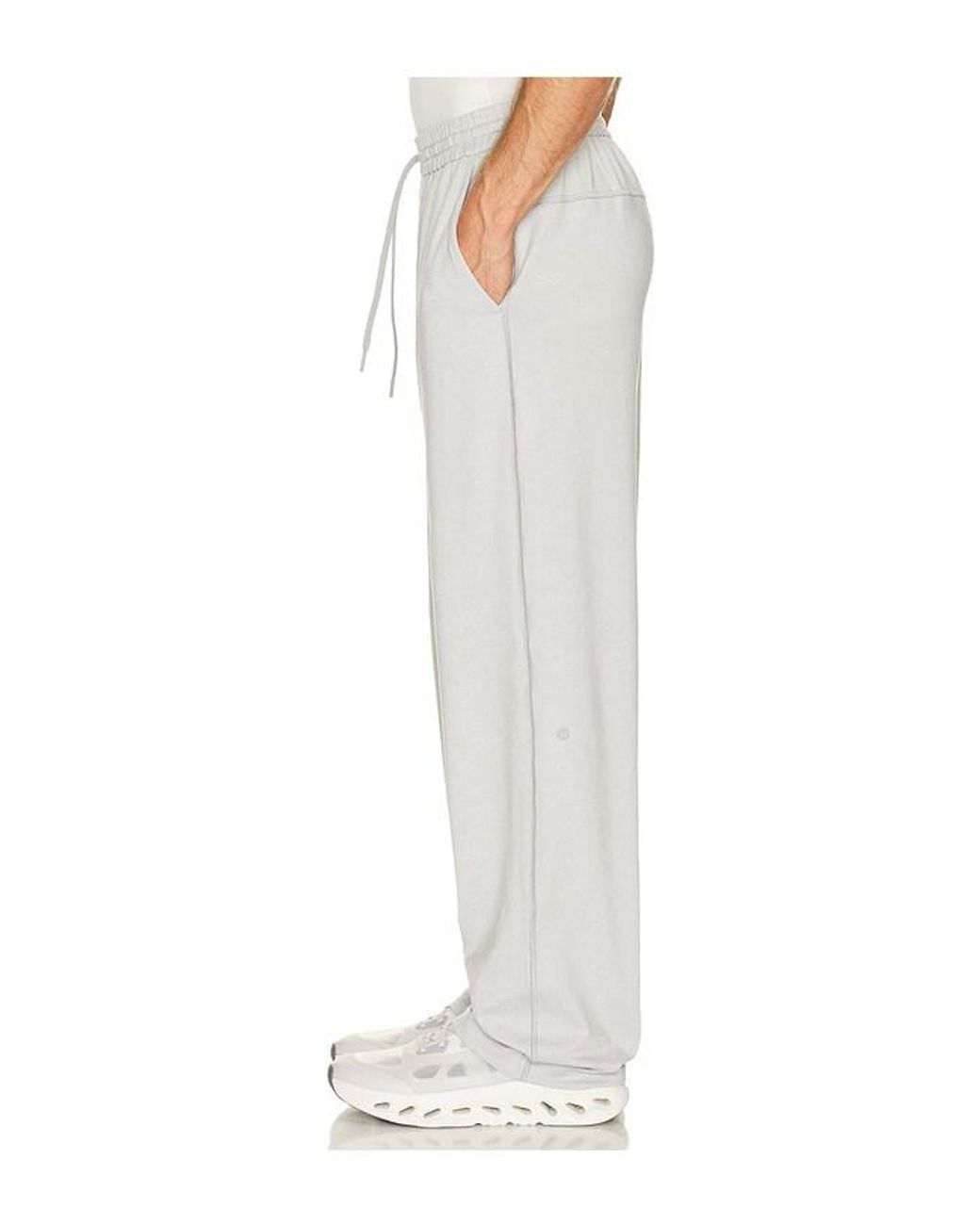 lululemon athletica White Soft Jersey Classic Fit Pant Regular for men
