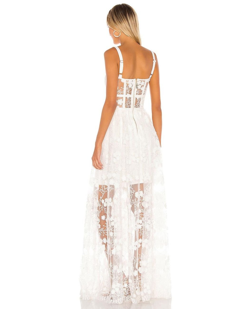 scarlett embellished tulle maxi dress