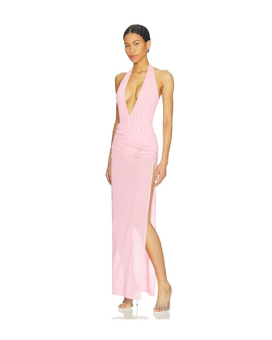Nbd Pink Lielle Maxi Dress