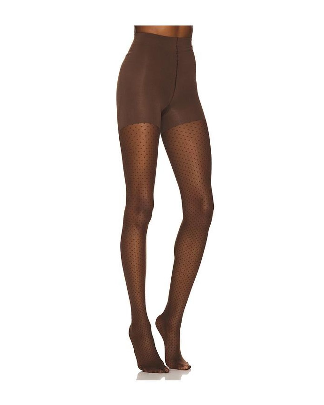 Wolford Brown Control Dots Tights