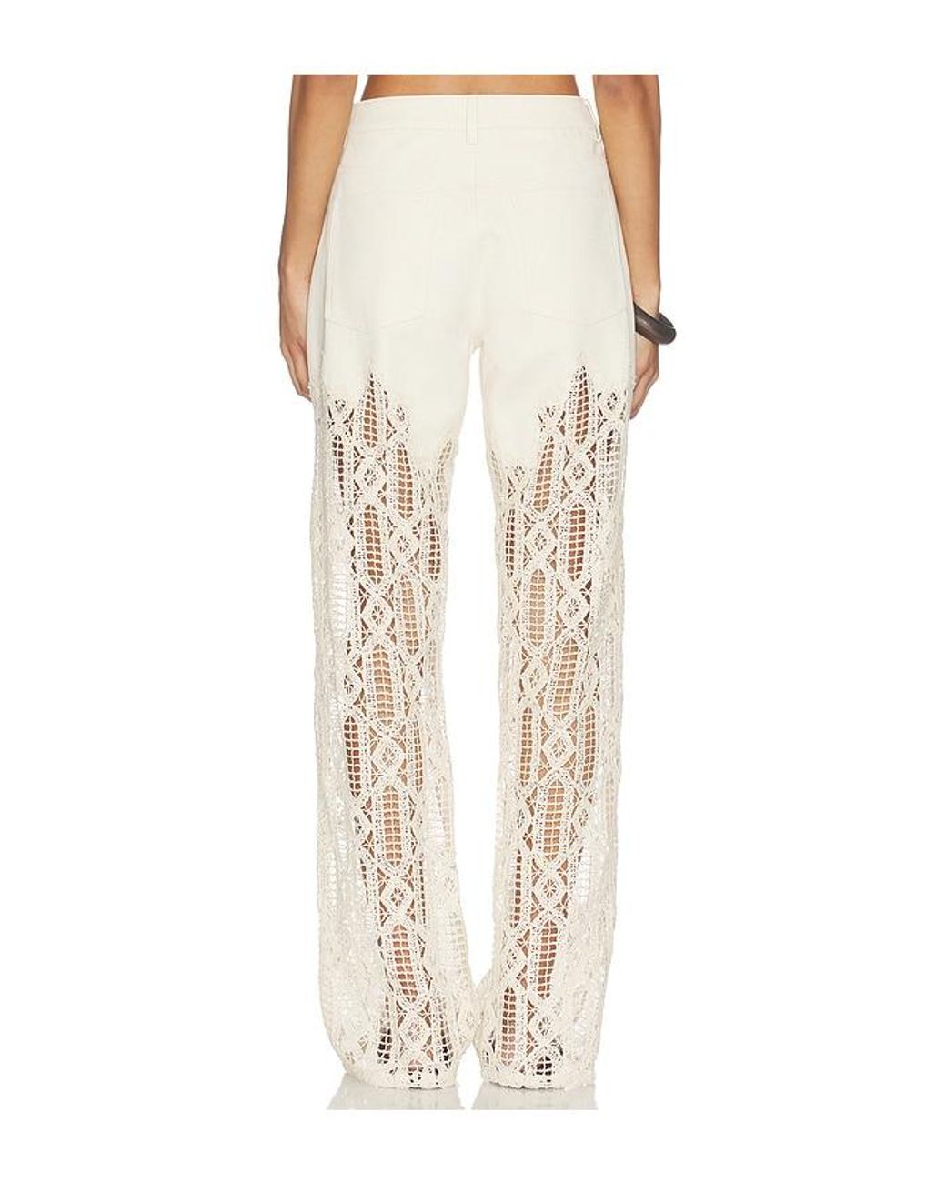 SELMACILEK Natural High Waisted Flare Pant