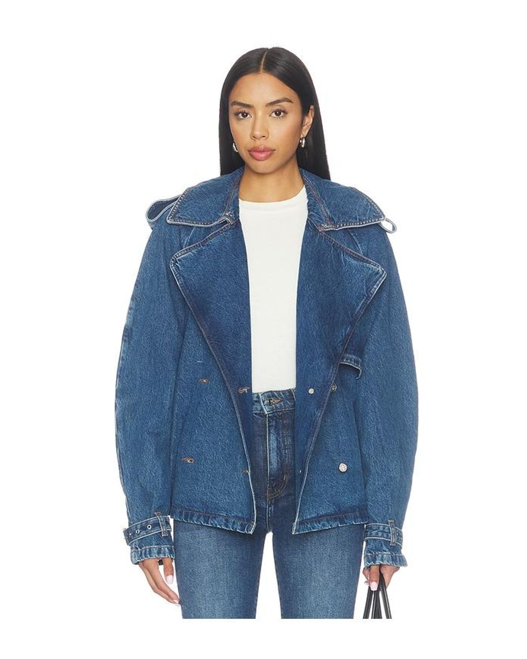 Anine Bing Blue Pascale Trench