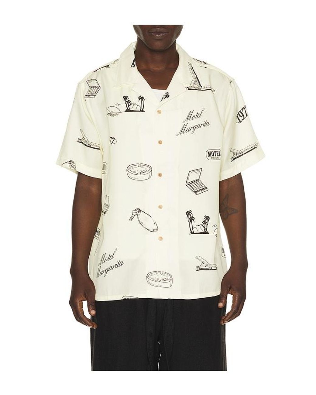 Motel Margarita Natural No Vacancy Shirt for men