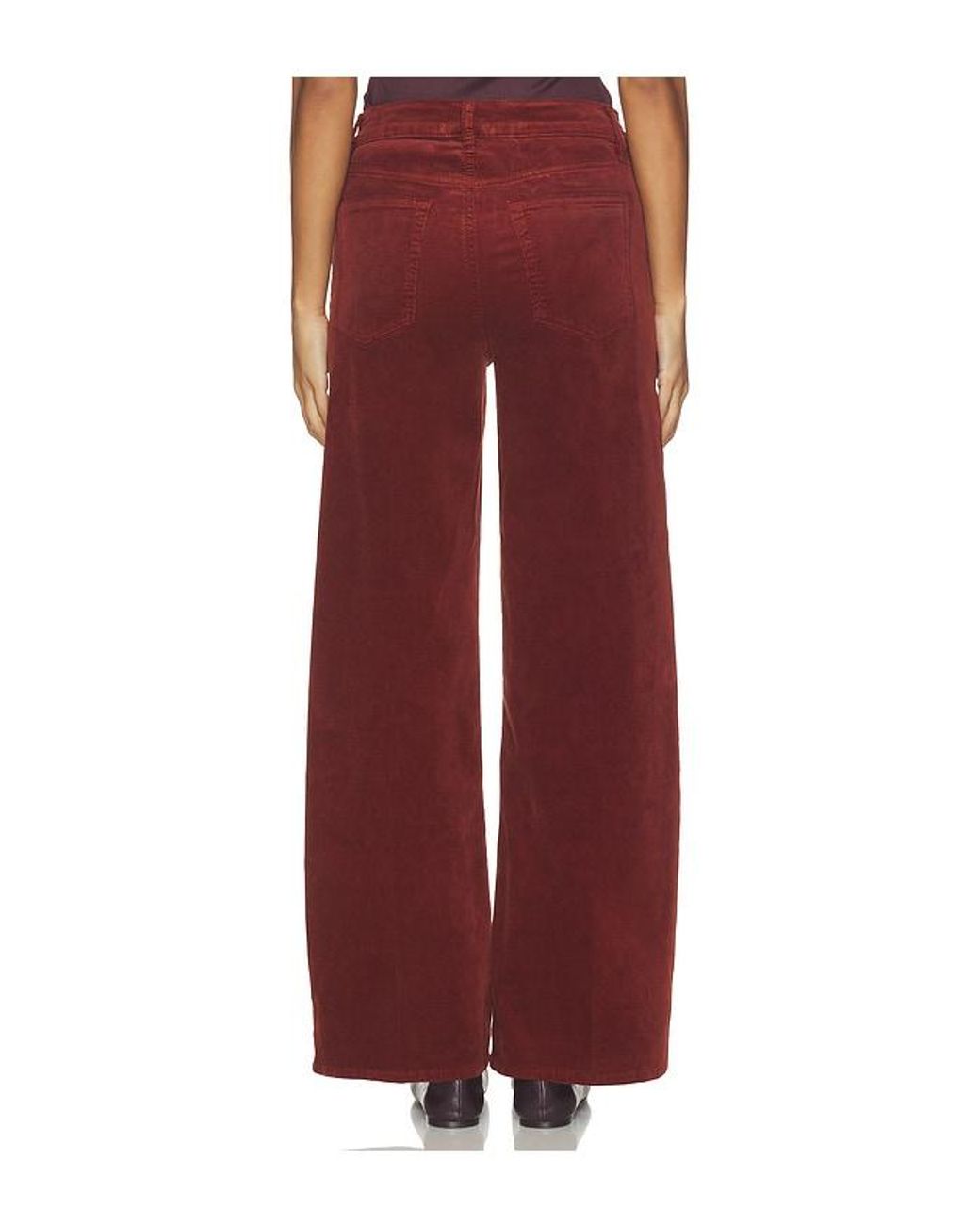 FRAME Red Le Slim Palazzo Pant