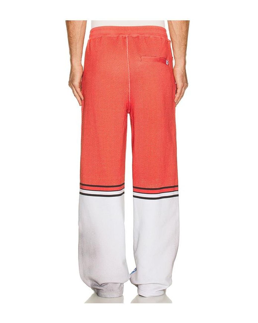 BBCICECREAM Red Fision Sweatpants for men