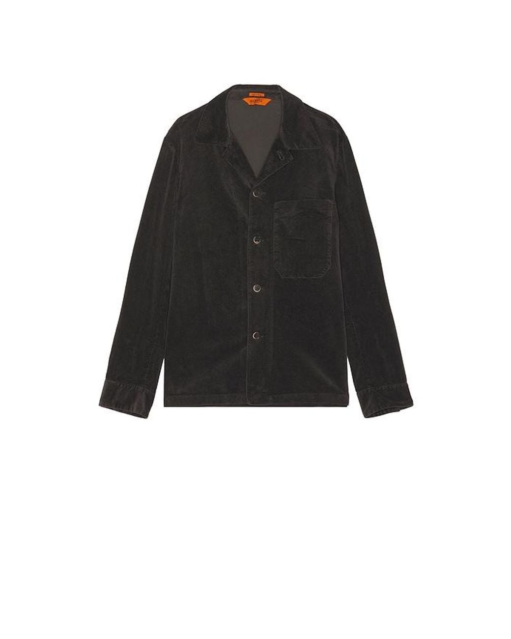 Barena Black Overshirt Cedrone Cortivo for men