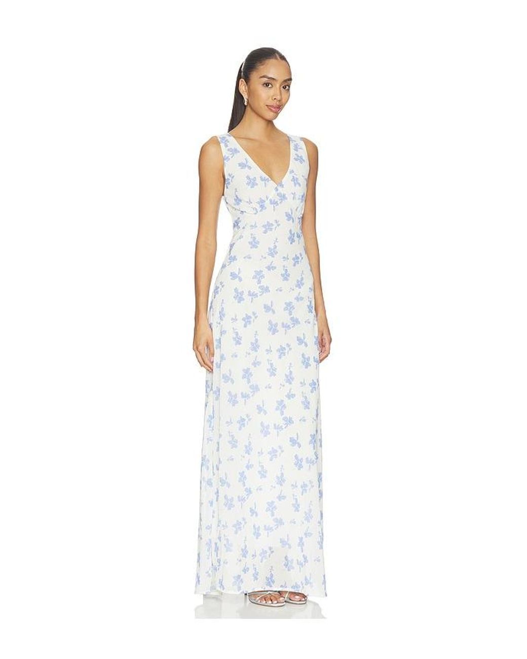 Especia White Ainaloa Long Dress