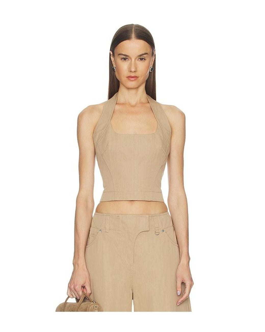 Camila Coelho Natural Amaia Top