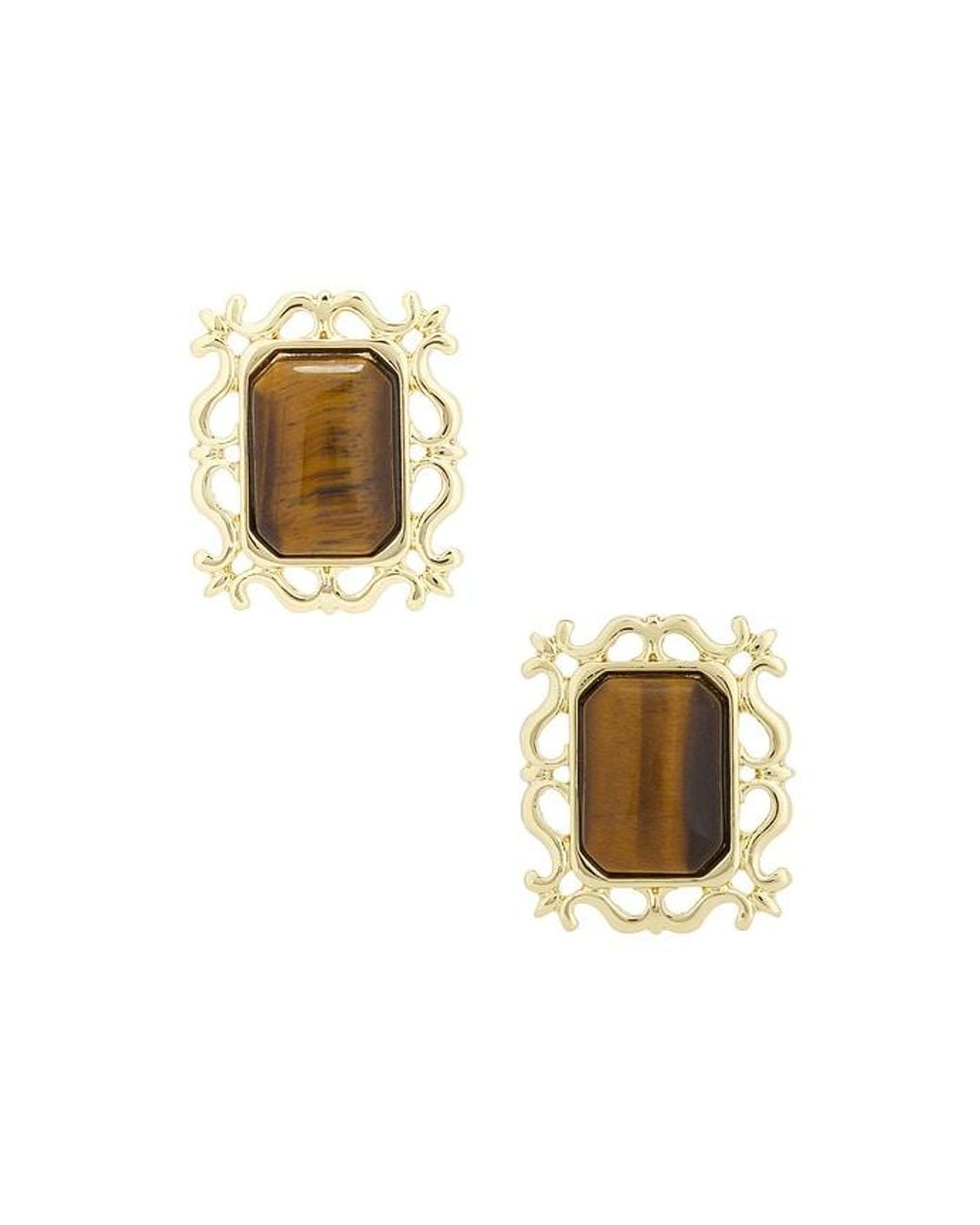 petit moments Metallic Viva Stud Earrings