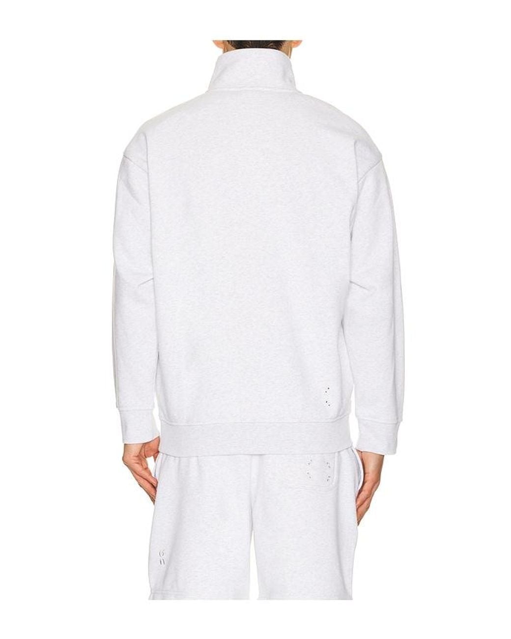 On Shoes White Club Collective 1/4 Zip for men