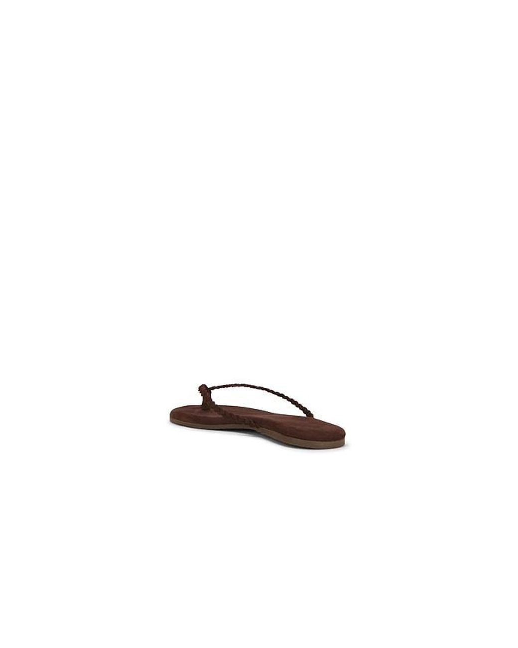 TKEES Brown Lily Braid Sandal