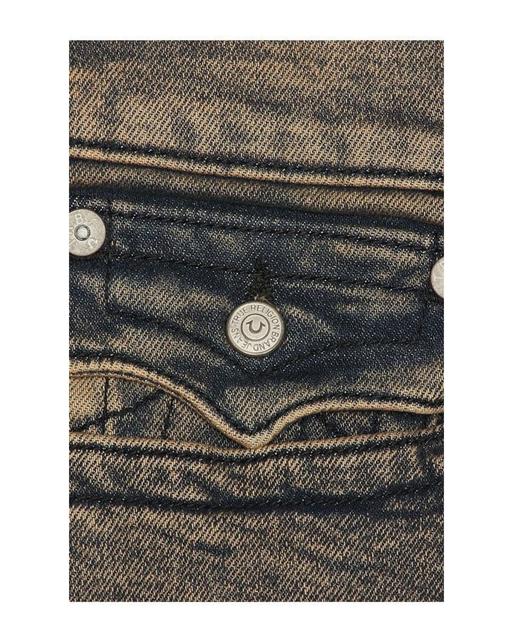 True Religion Gray Bobby Baggy Jeans for men