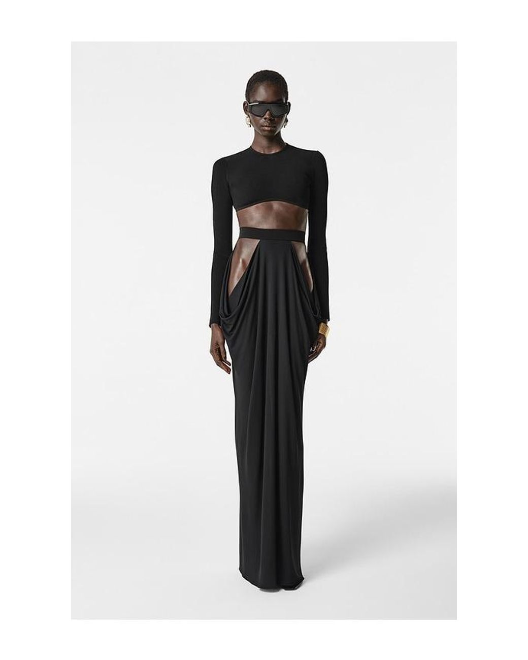 REVOLVE LOS ANGELES Black Aubin Maxi Skirt