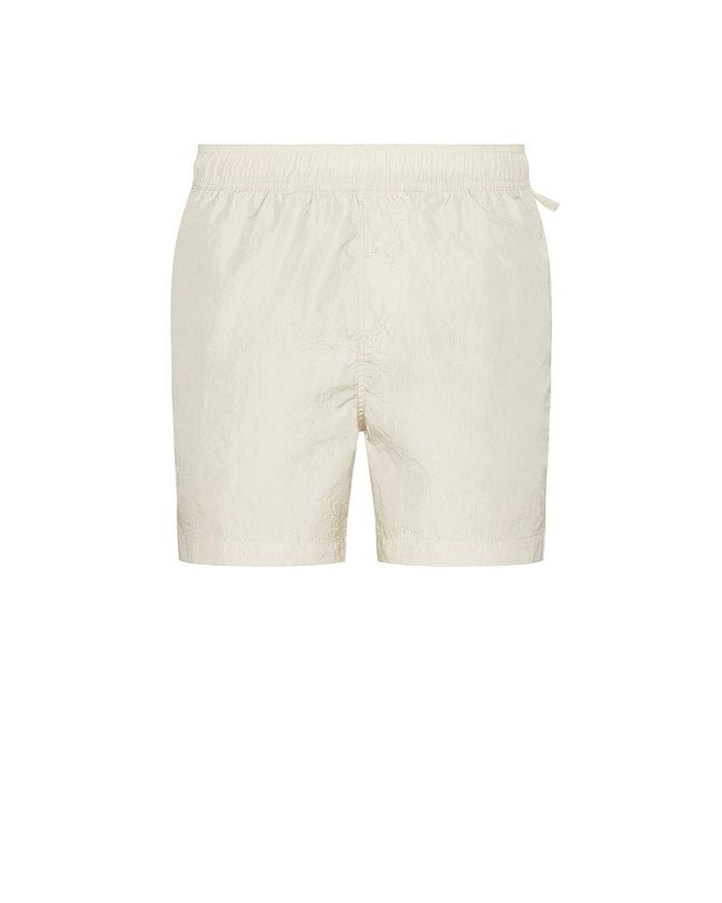 Onia White Nylon Crinkle 5 Swim Trunk for men