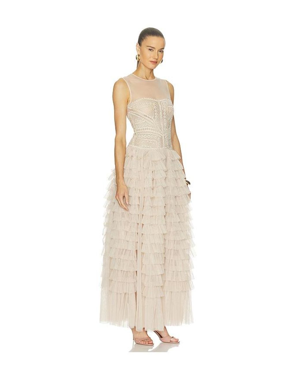 Ulla Johnson White Orla Crochet & Tulle Dress