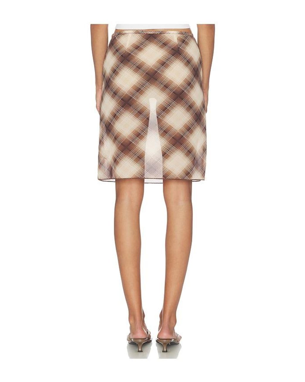 JUPE RYLAN en Multi superdown en coloris Natural