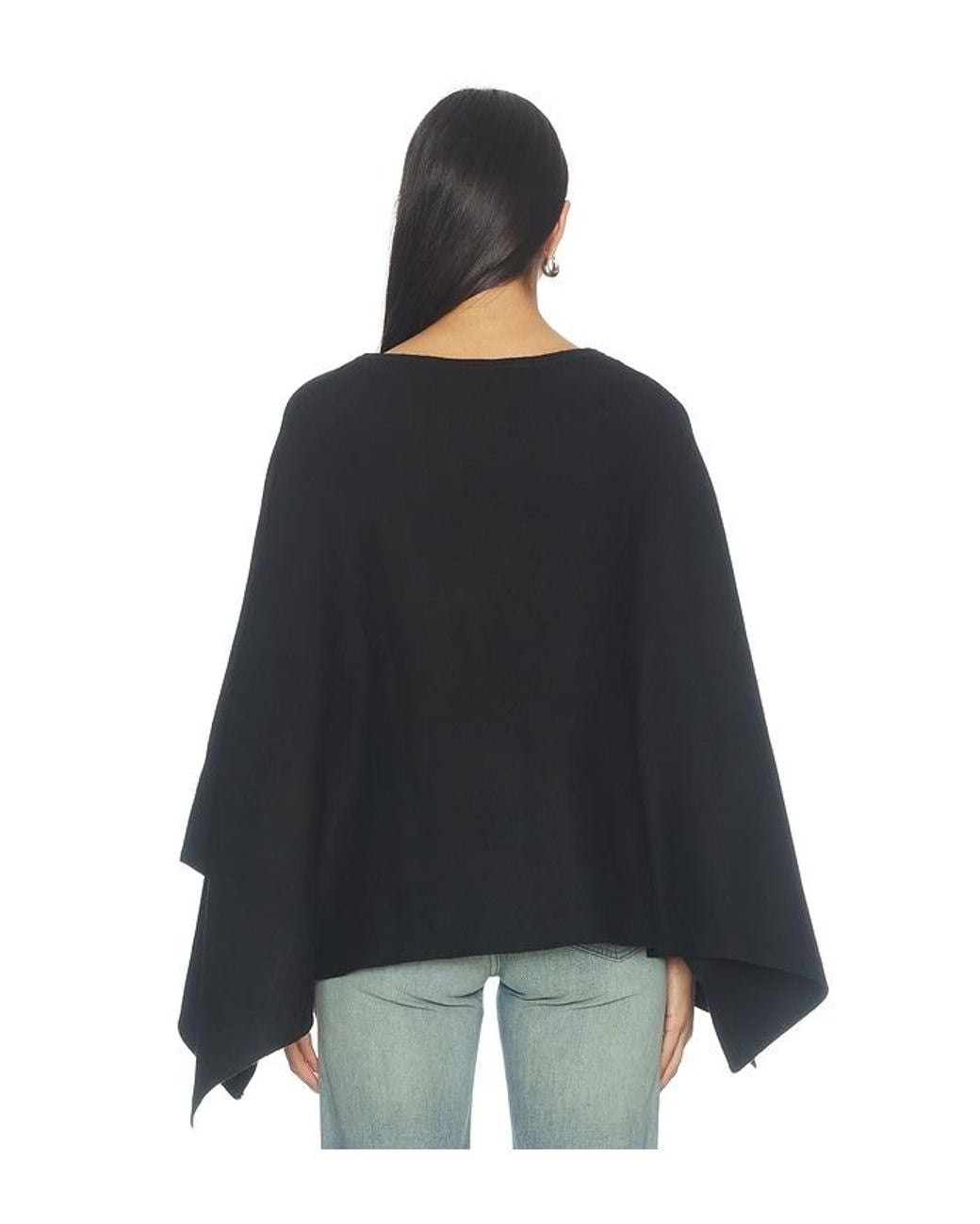 Nia Black Heathcliff Sweater Cape
