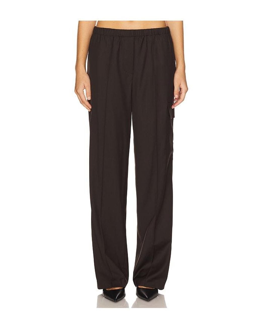 Helmut Lang Black Relaxed Cargo Trouser