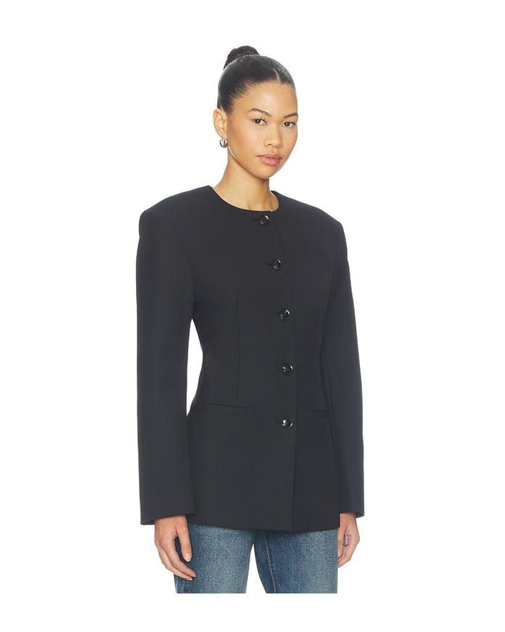Anine Bing Black Huda Blazer