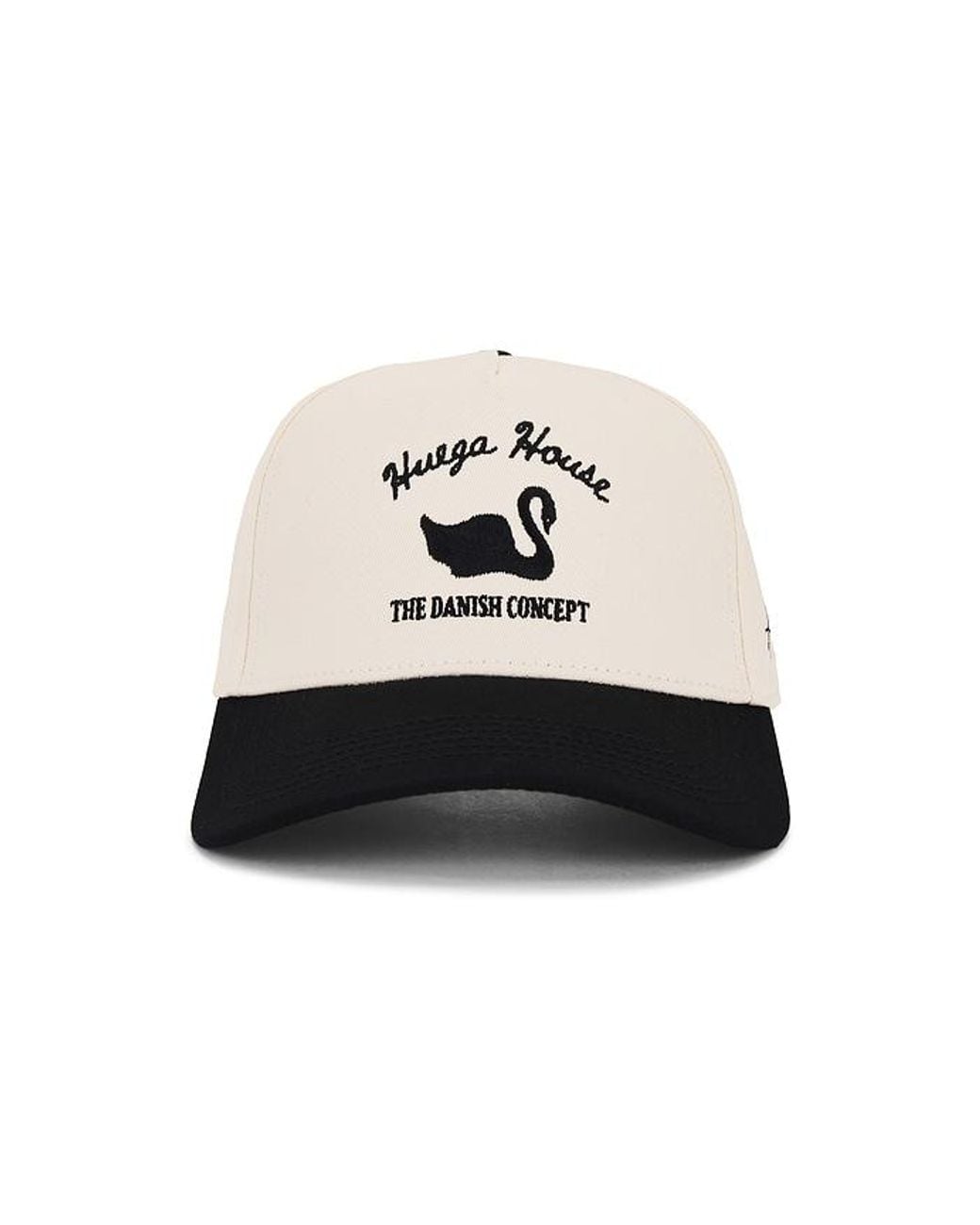 Huega House White Vintage Swan Hat for men