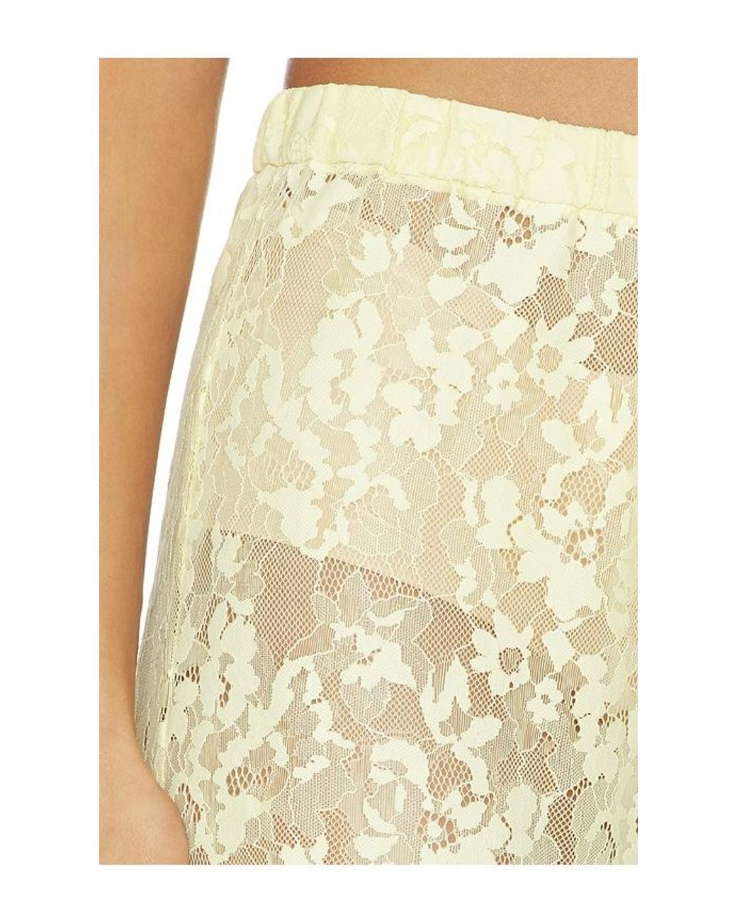 Amanda Uprichard Natural Mariko Pants