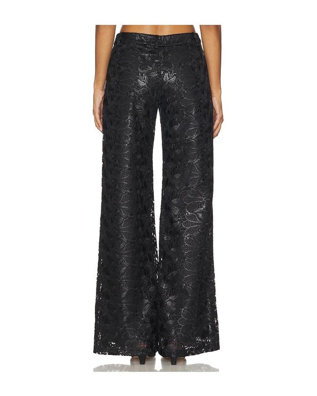 Amanda Uprichard Black Donahue Pants