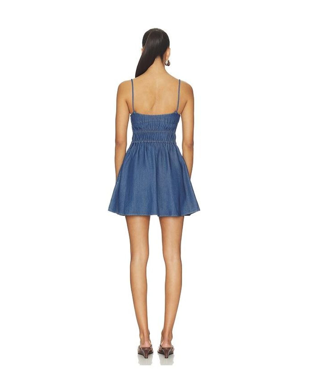 Lovers + Friends Blue Juni Mini Dress