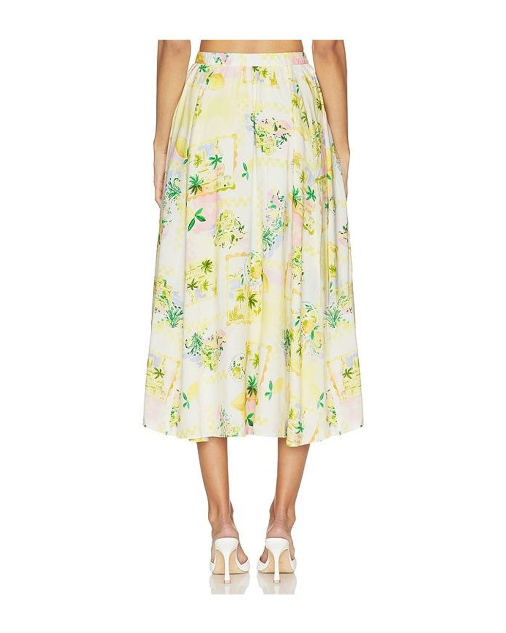 Astr Yellow Kaleigh Skirt