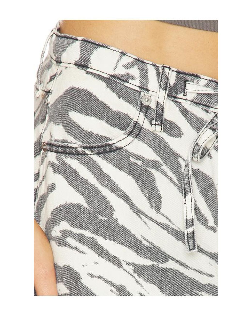 Rag & Bone White Phoebe Drawstring Jeans