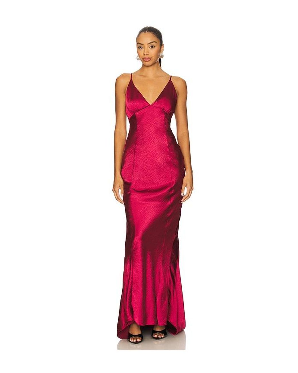 Lovers + Friends Sloane Gown in Red | Lyst