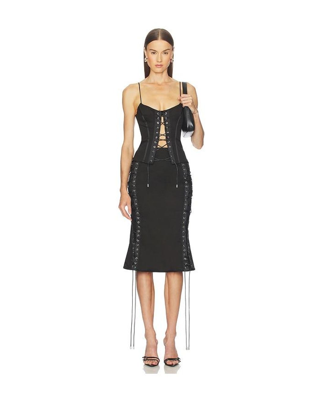Camila Coelho Black Yasmina Top