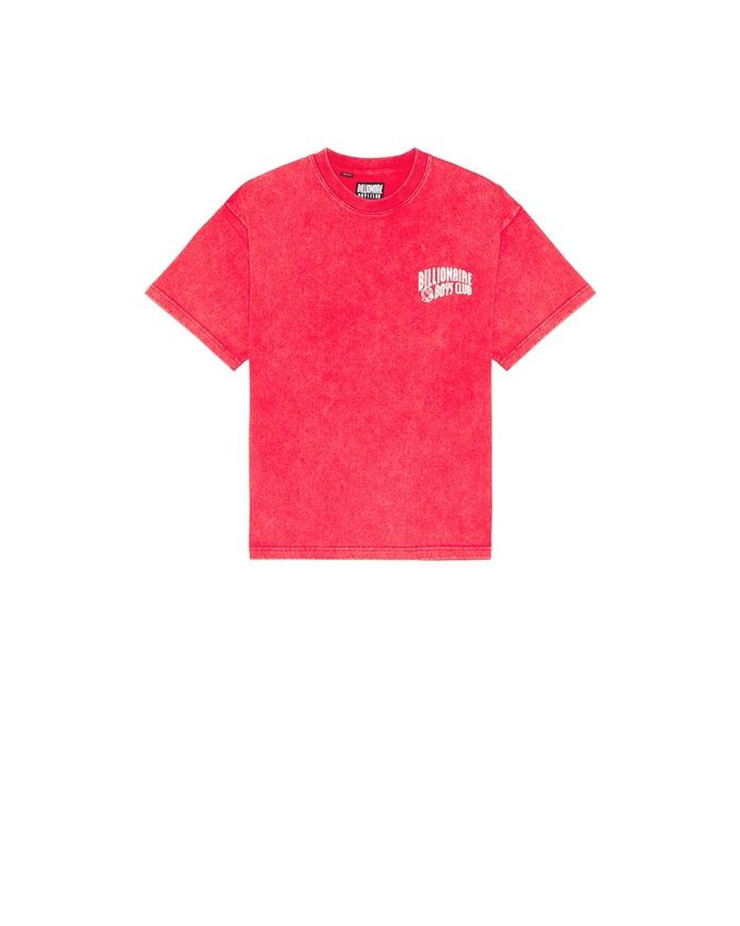 BBCICECREAM Red Faded Curve Tee for men