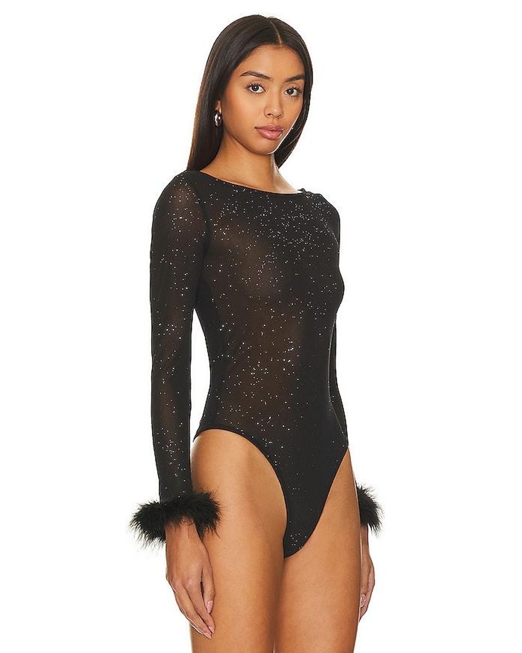 MORE TO COME Black Fallon Bodysuit