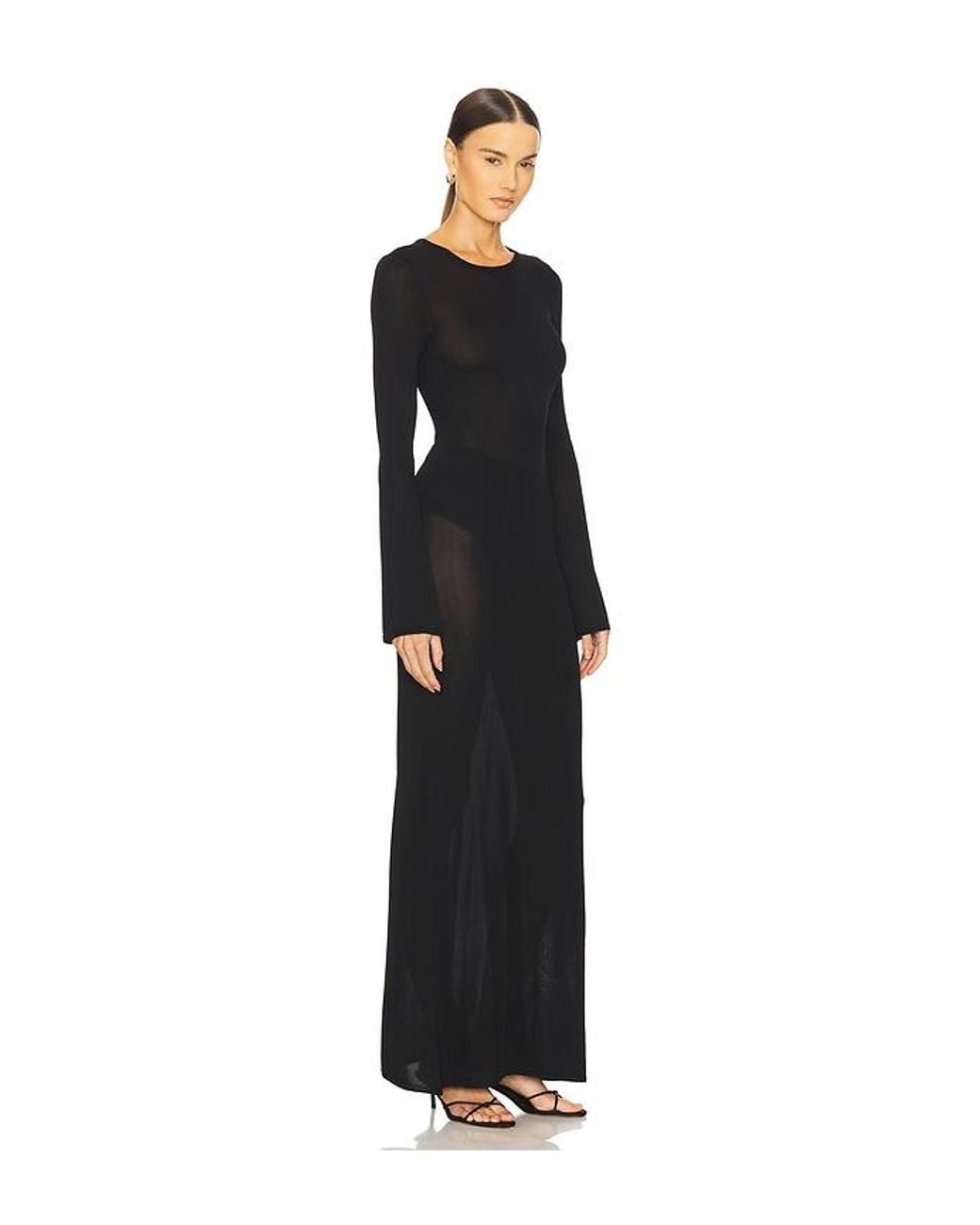 LOBA Black Breah Maxi Dress