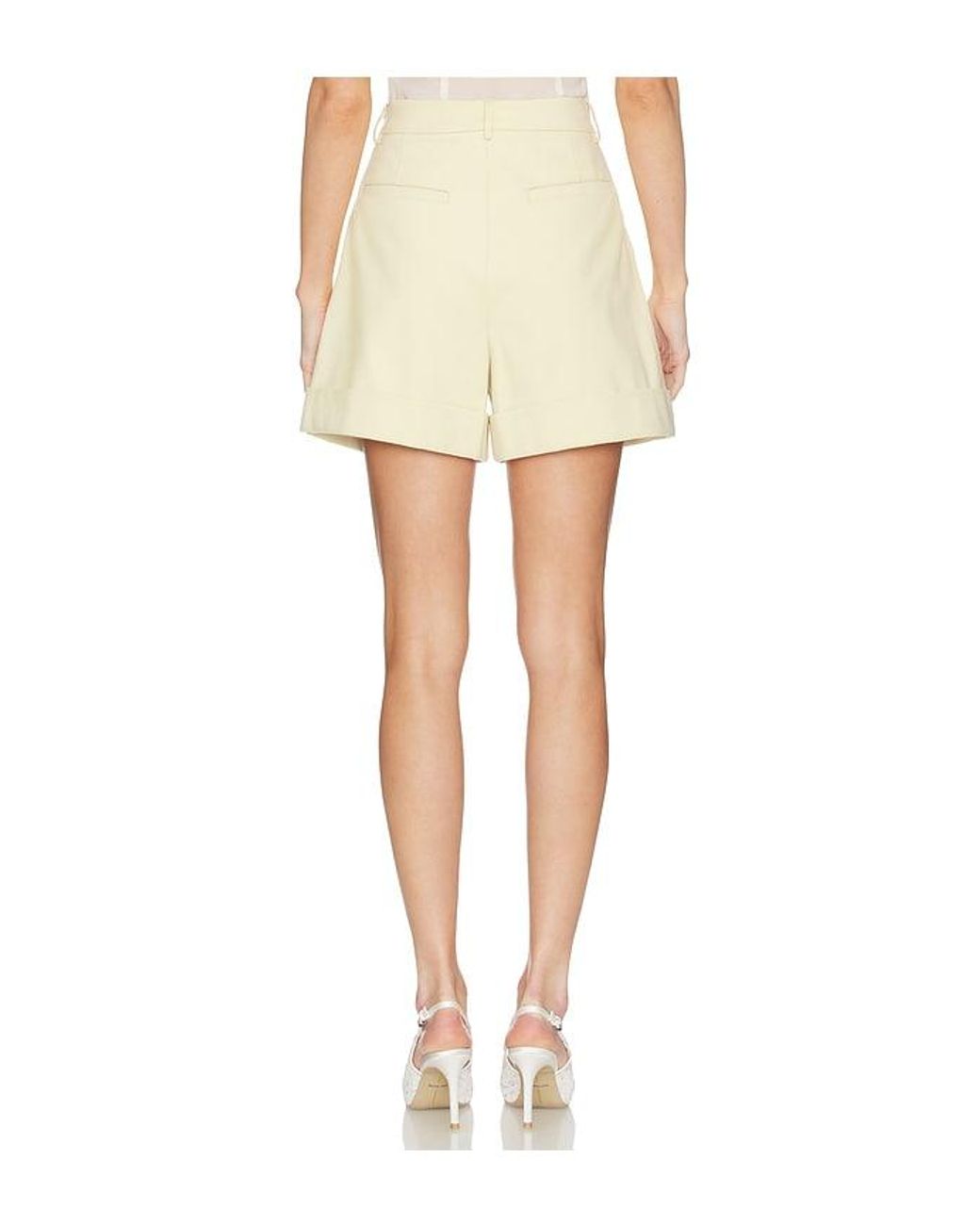 Susana Monaco Natural Double Knit Cuffed Short