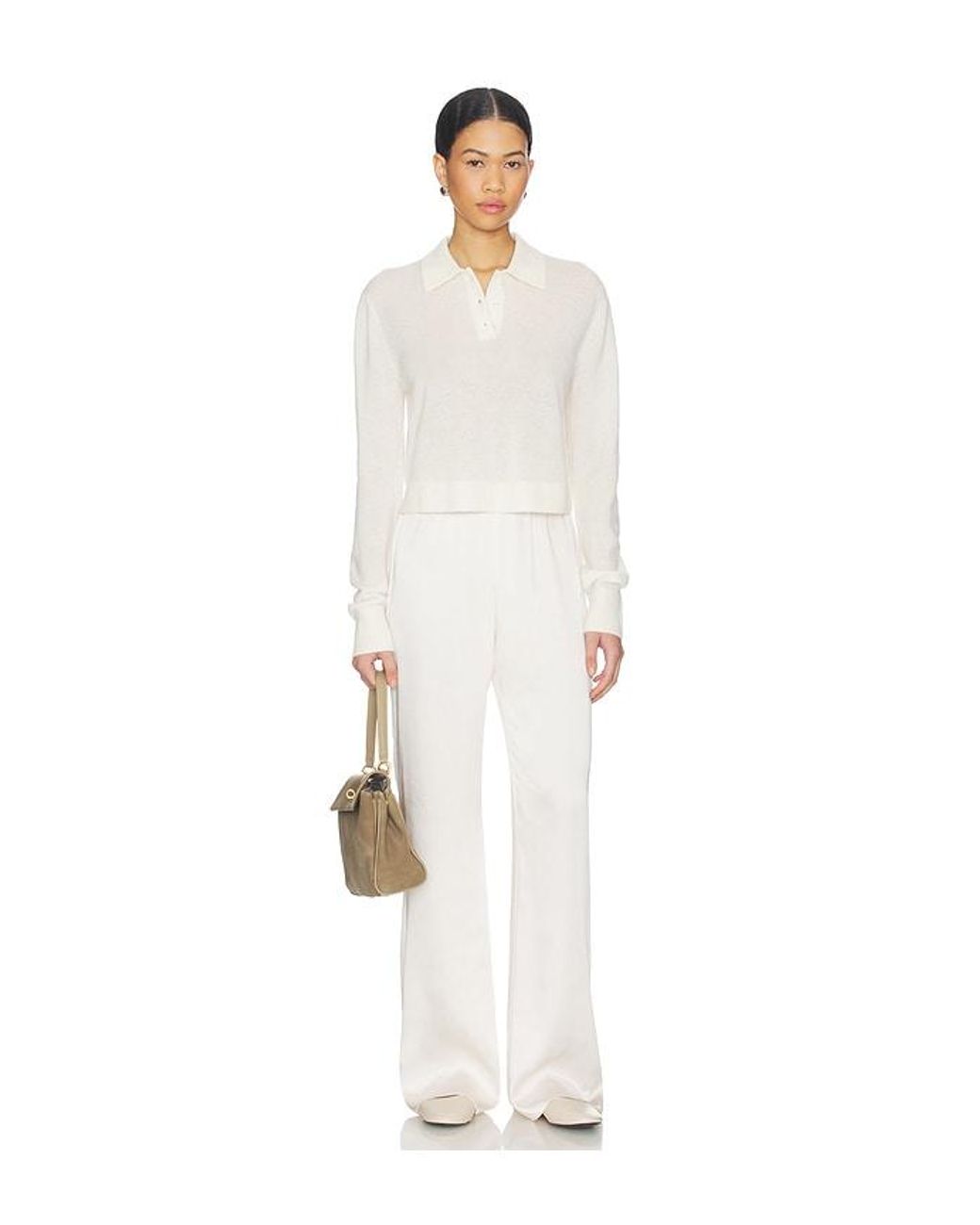 ÉTERNE White Barrett Sweater