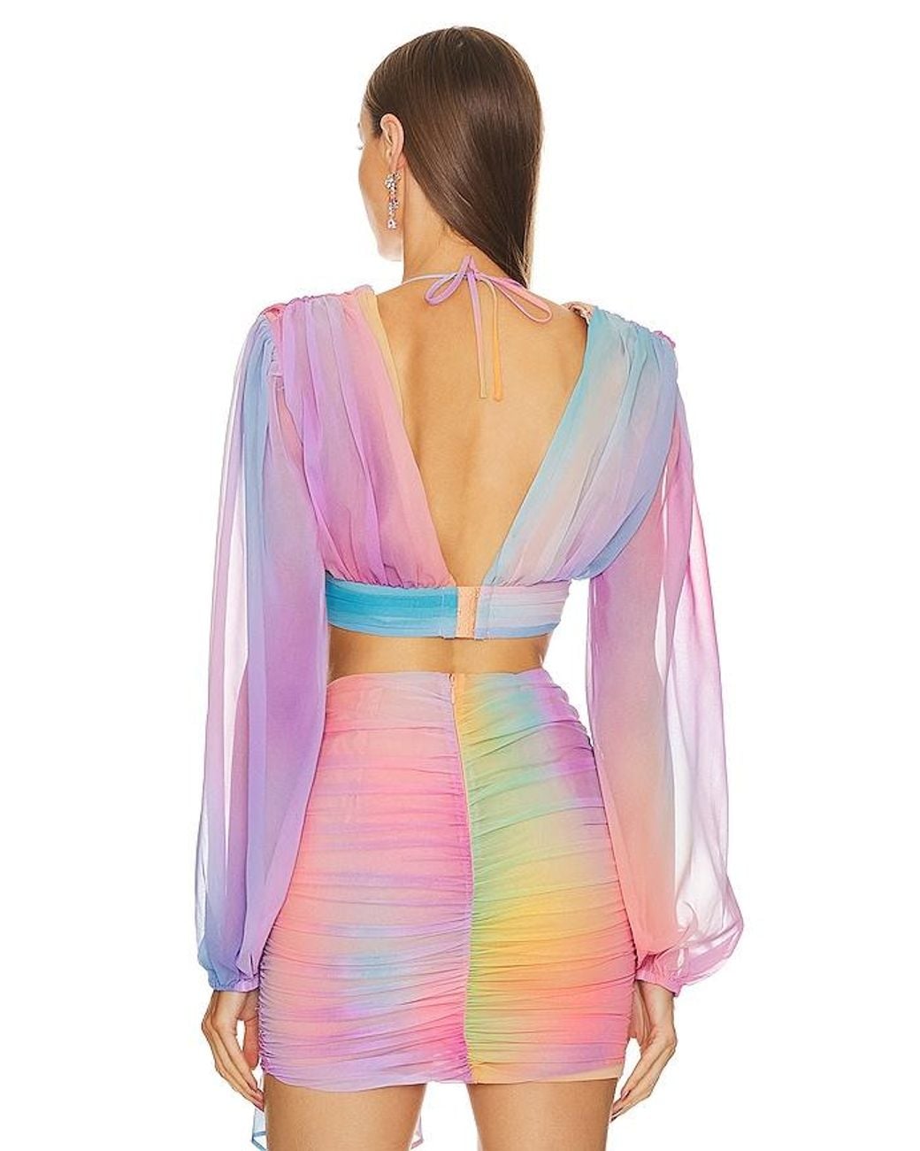 Michael Costello Pink X Revolve Adia Top