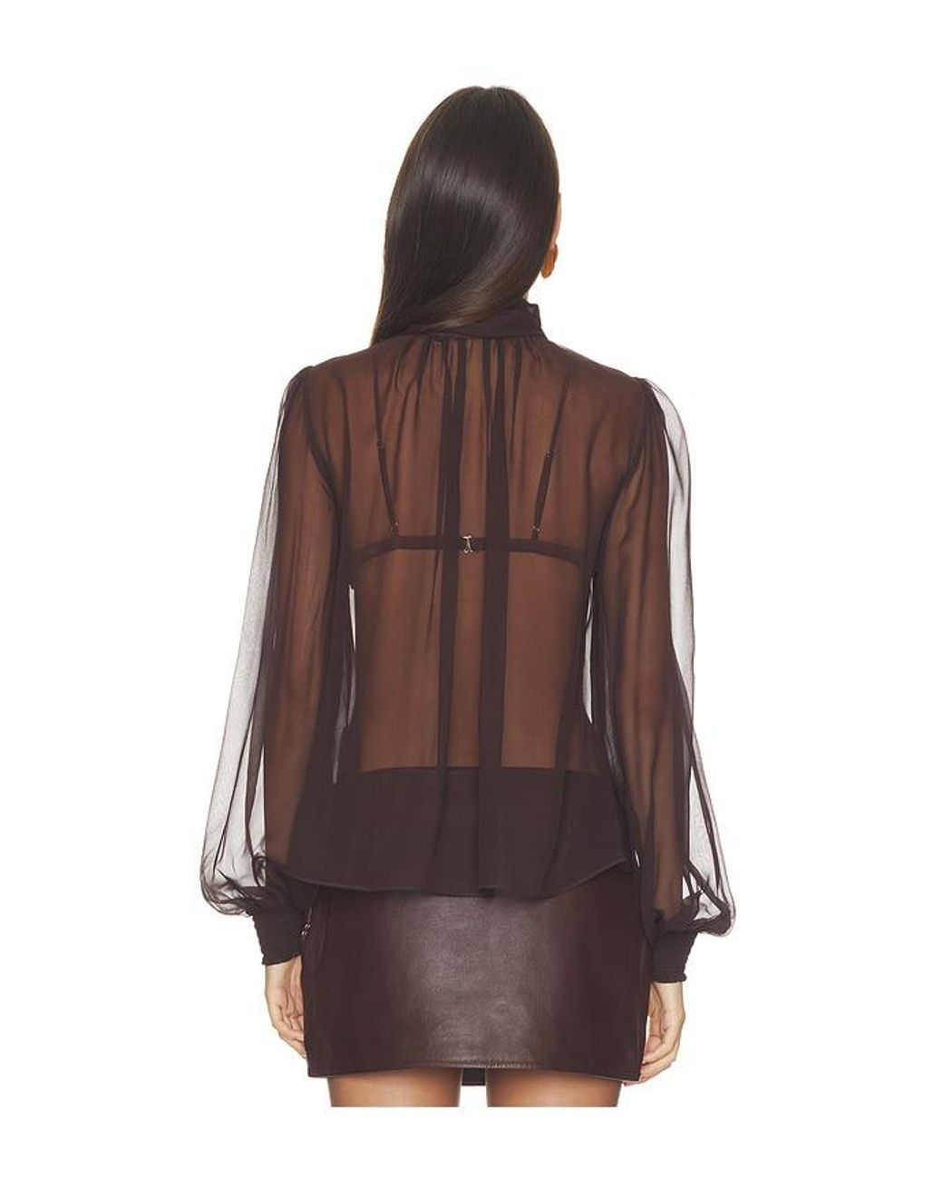 retroféte Brown Halsi Top