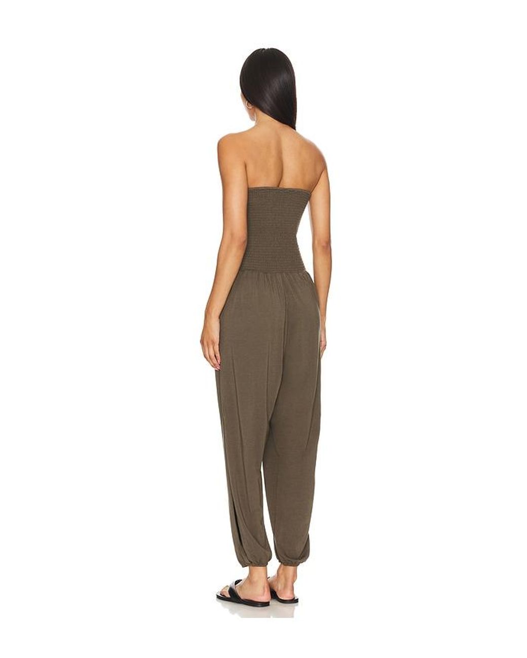 Bobi Natural Sleeveless Jumpsuit