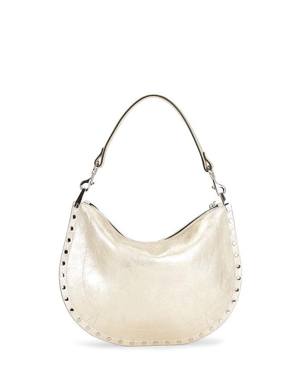 Isabel Marant White Oskan Soft Zip