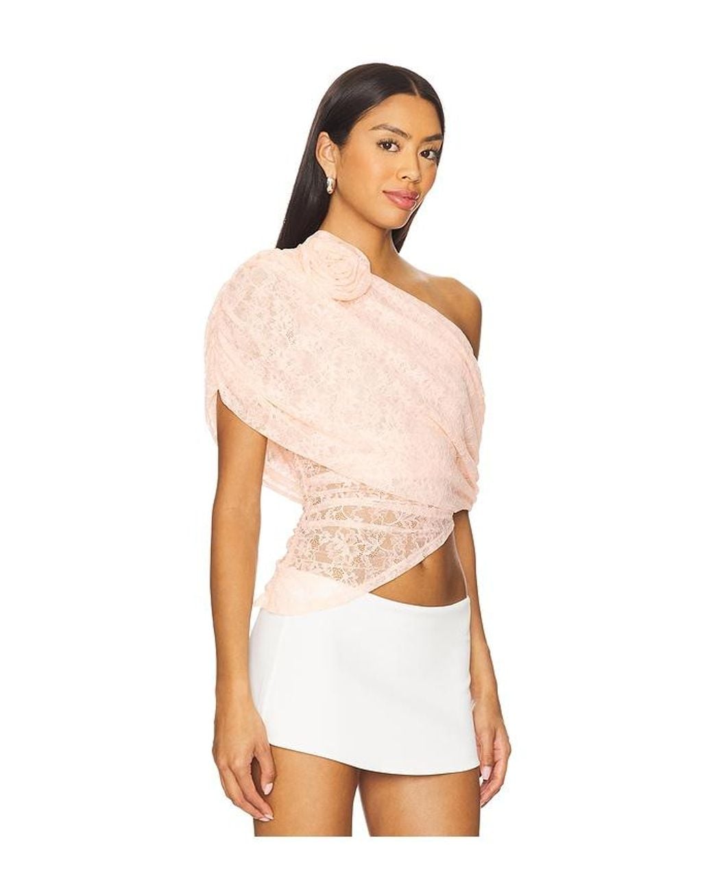 Lovers + Friends White Priscilla Top