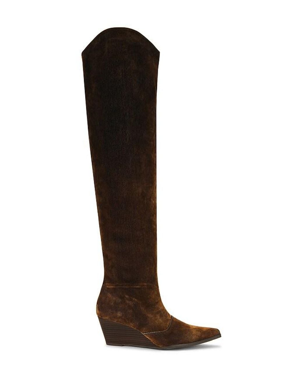 Seychelles Brown Westlake Distressed Denim Boot