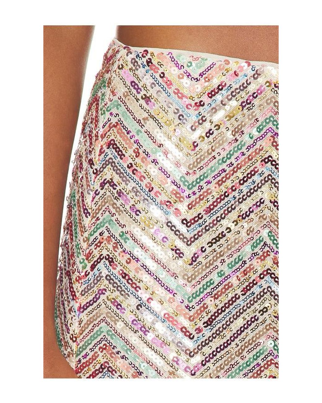 AFRM White Audino Skirt