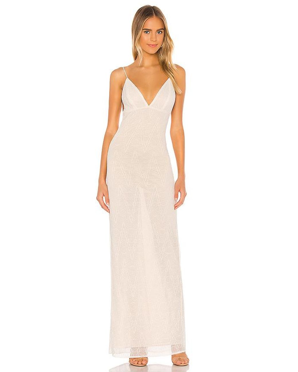 Michael Costello X Revolve Imani Maxi Dress in White | Lyst Australia