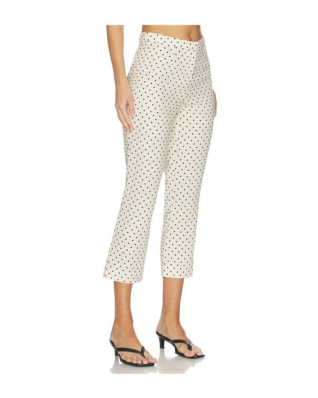 Faithfull The Brand White Iria Capri Pant