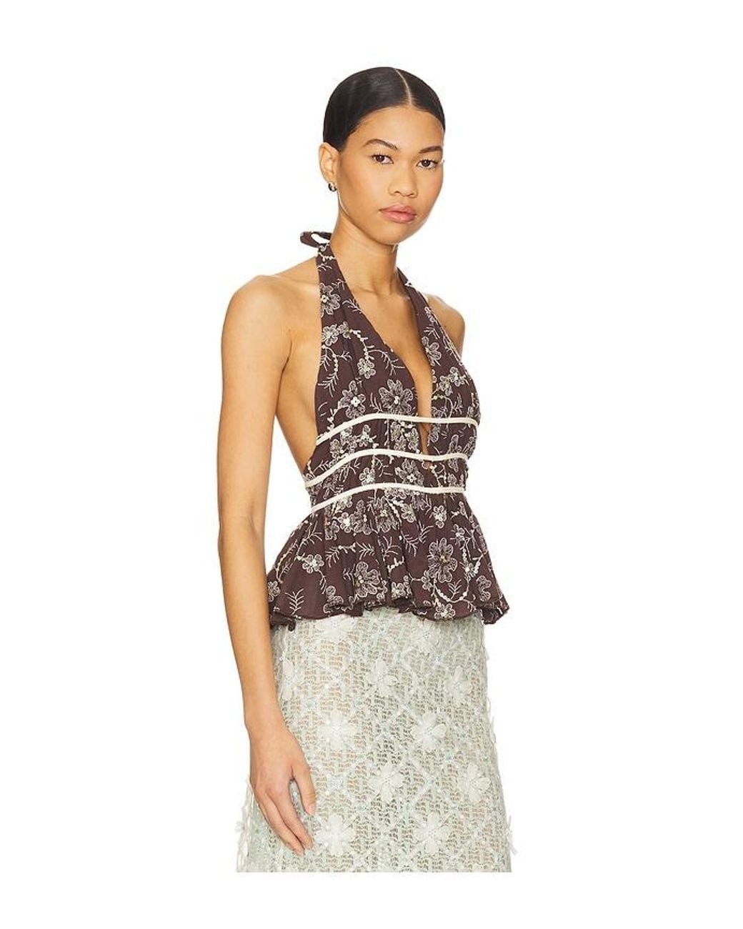 Siedres Brown Minila Top