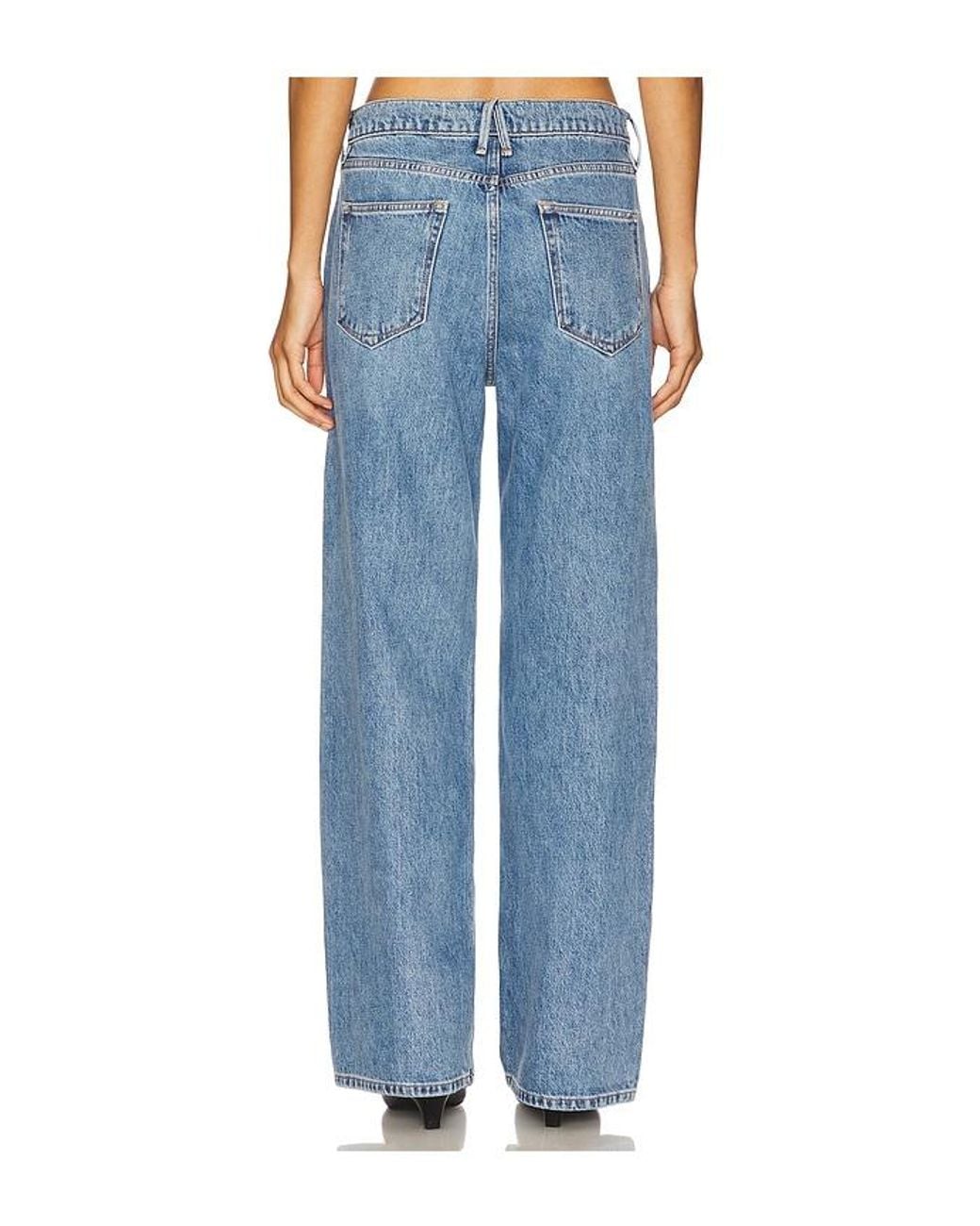 GOOD AMERICAN Blue Good Standard Baggy Jeans