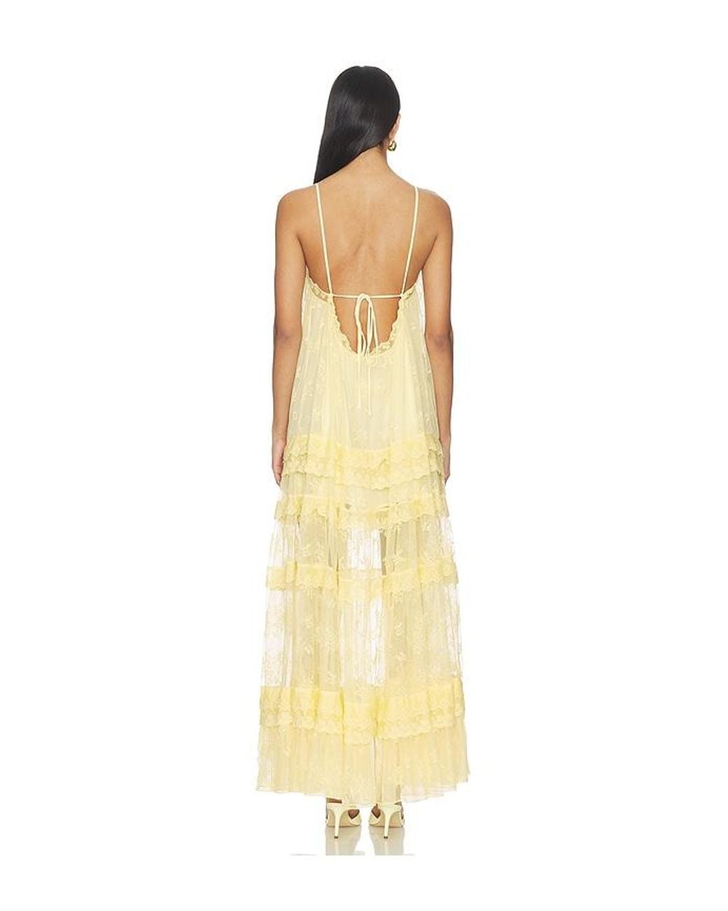 Tularosa Metallic Gracie Maxi Dress