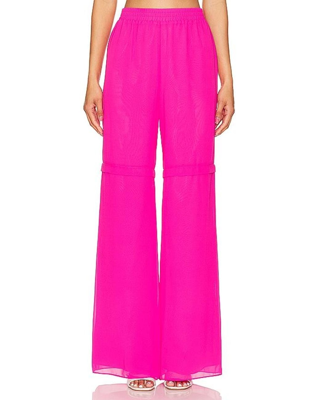 Amanda Uprichard Pink Sarasota Pants