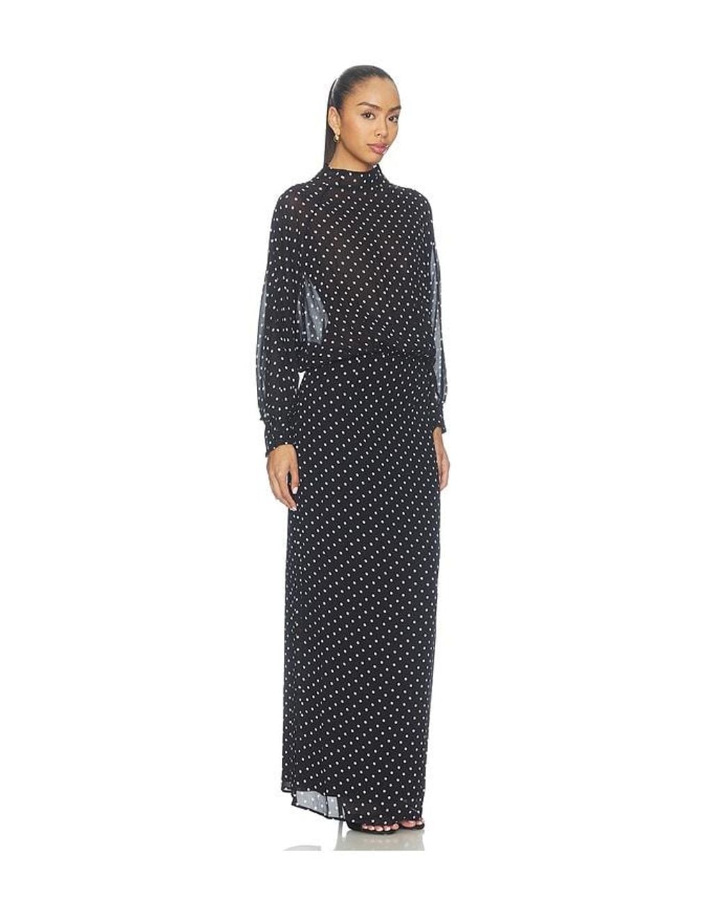 Sans Faff Blue Polka Dot Arcade Dress